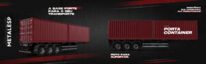 Leia mais sobre o artigo Nova Linha de Semirreboques Porta Container Metalesp:  A Base Forte para o Seu Transporte.